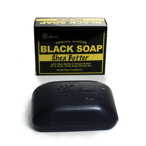 Shea Butter Black Soap (5 oz)