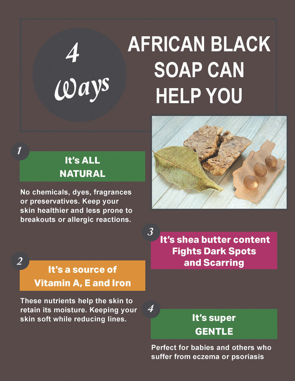 West African Liquid Black Soap - 8 oz.