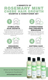 Rosemary Mint Chebe Hair Growth Shampoo & Conditioner Set