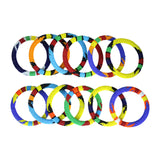 Set Of 12 Round Maasai Beaded Bracelets