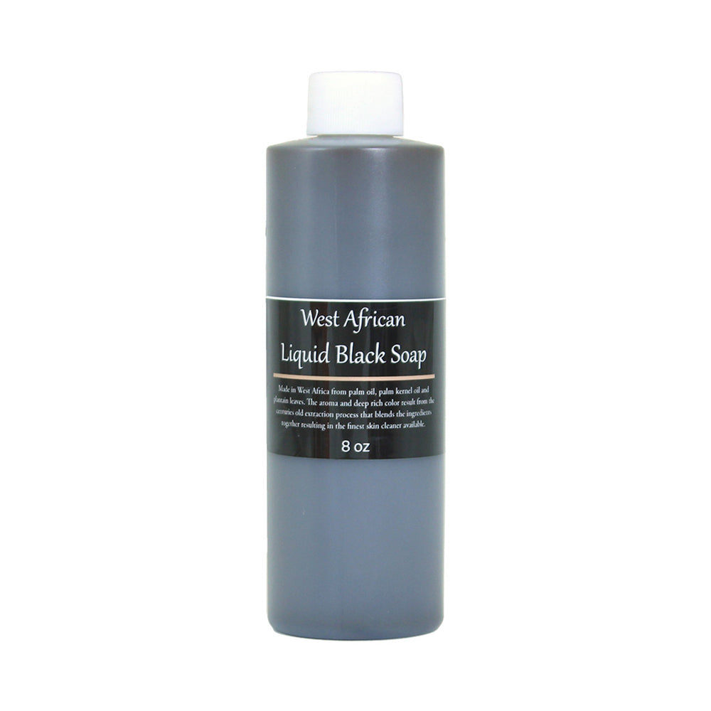 West African Liquid Black Soap - 8 oz.