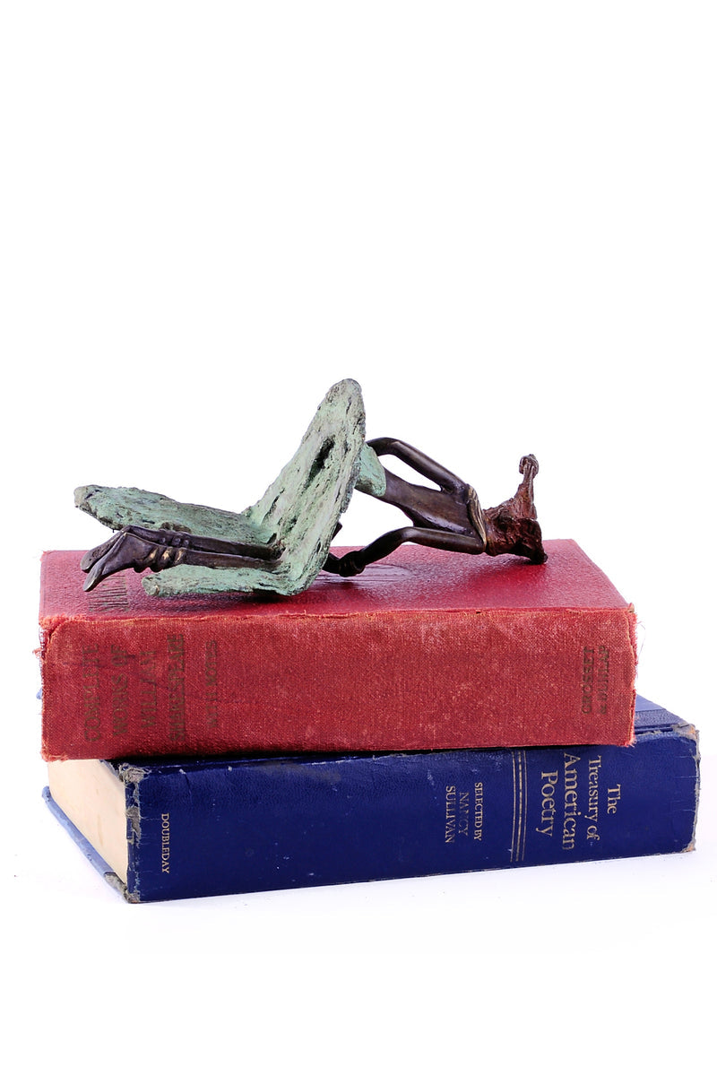 Beauty of Knowledge Burkina Bronze Sculpture