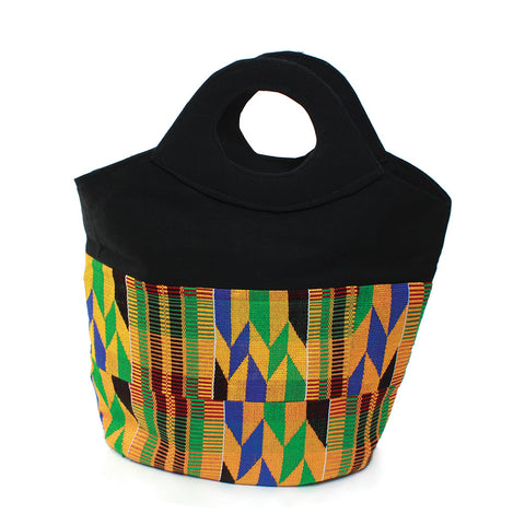 African Made Hand Woven Kente Hand Bag