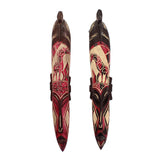 LARGE GHANA FANG MASK SYMBOL (Various Colors)