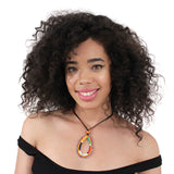 Maasai Beaded Necklace: Large Tear Drop