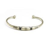 Tuareg Round Black Etched Bracelet
