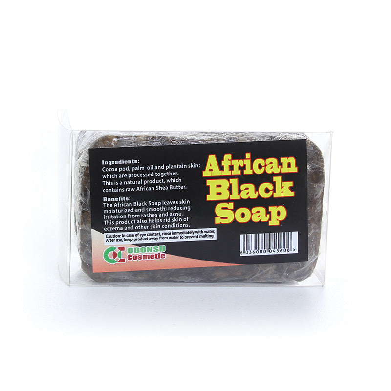 Raw Natural Black Soap Bar (6 oz)