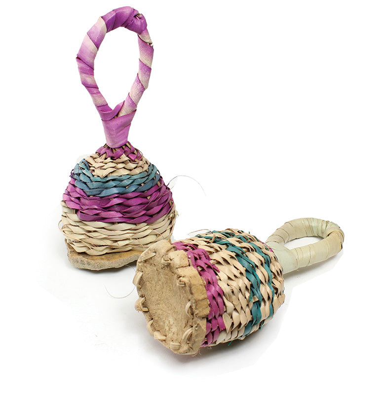 Mali Straw Wicker Rattles Bambara