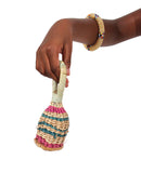 Mali Straw Wicker Rattles Bambara