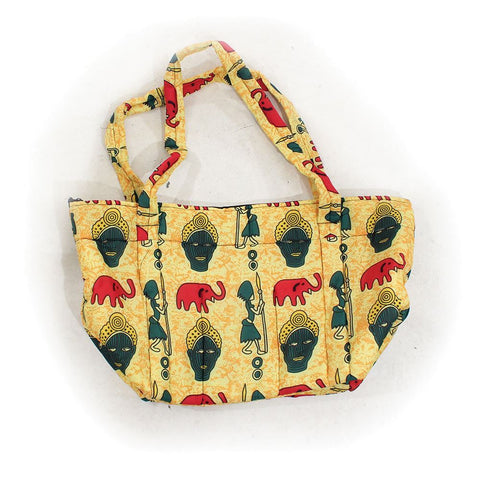 African Print Hand Bag Tribal (Assorted Colors)