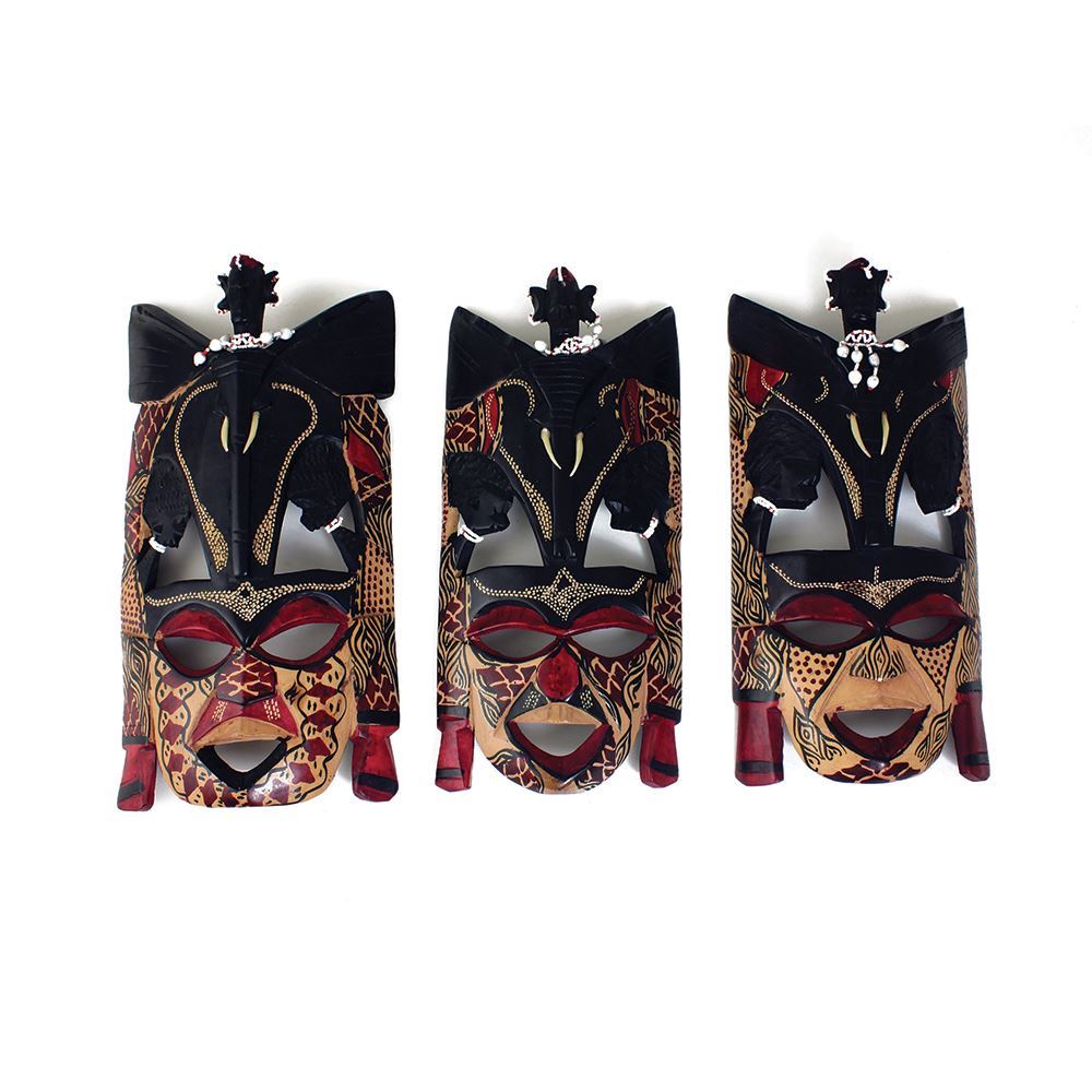 Kenyan Maasai Mask(15-16")