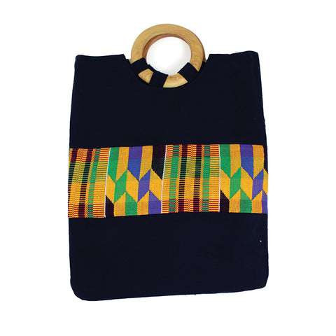 Kente Carrying Bag (Black)