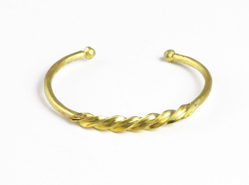 Fulani Gold Twist Bracelet
