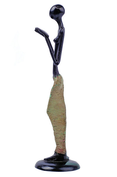 Enlightenment Burkina Bronze Sculpture