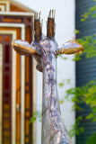 Kenyan Recycled Oil Drum Giraffe Statues