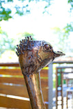 Kenyan Recycled Oil Drum Ostrich Statues