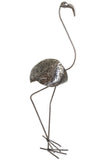 Kenyan Recycled Metal Flamingo Sculptures
