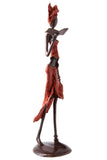 Red Reader Bronze Sculpture