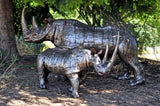 Kenyan Recycled Oil Drum Rhino